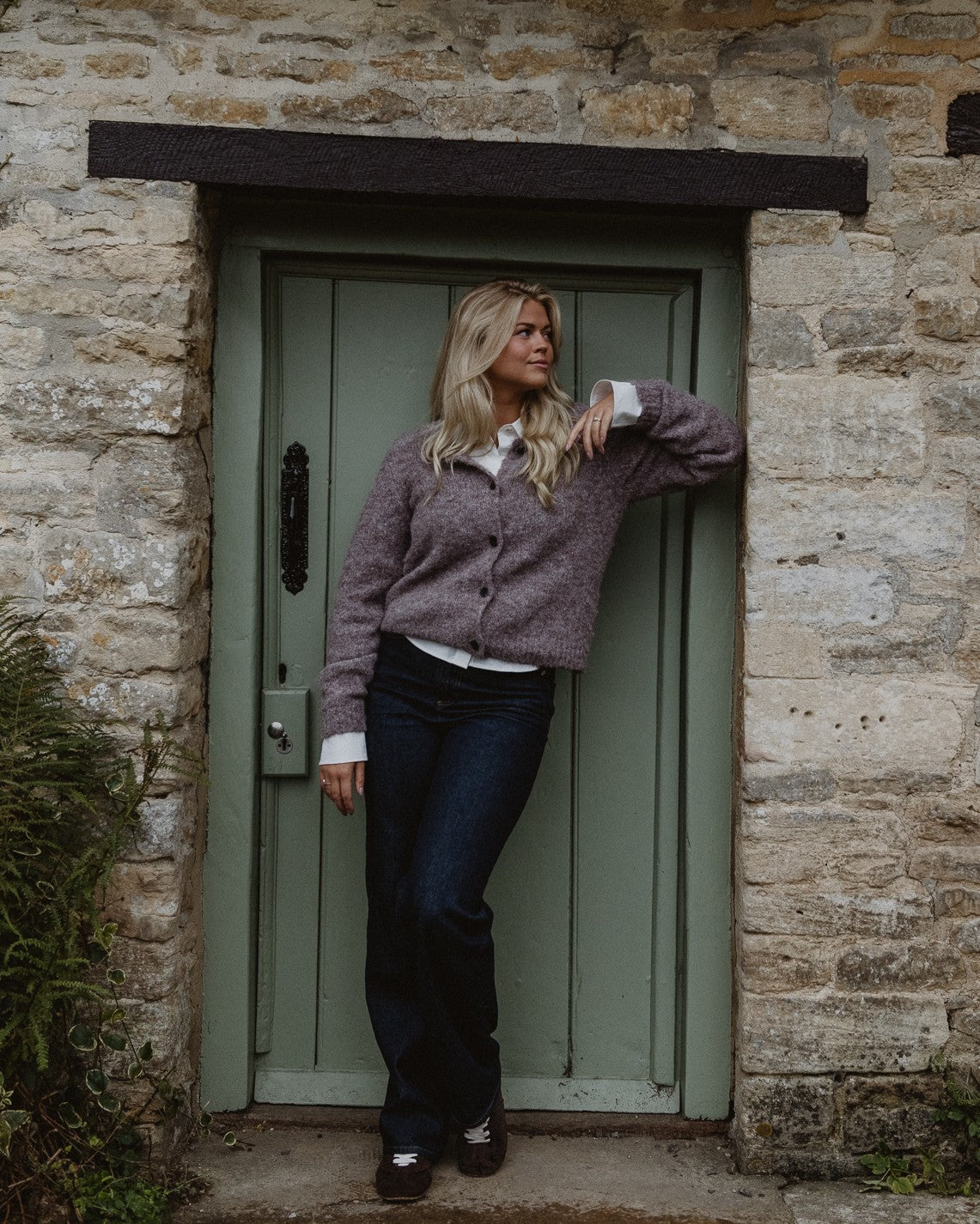 VMNOVAH Knit Cardigan - Brown Lentil